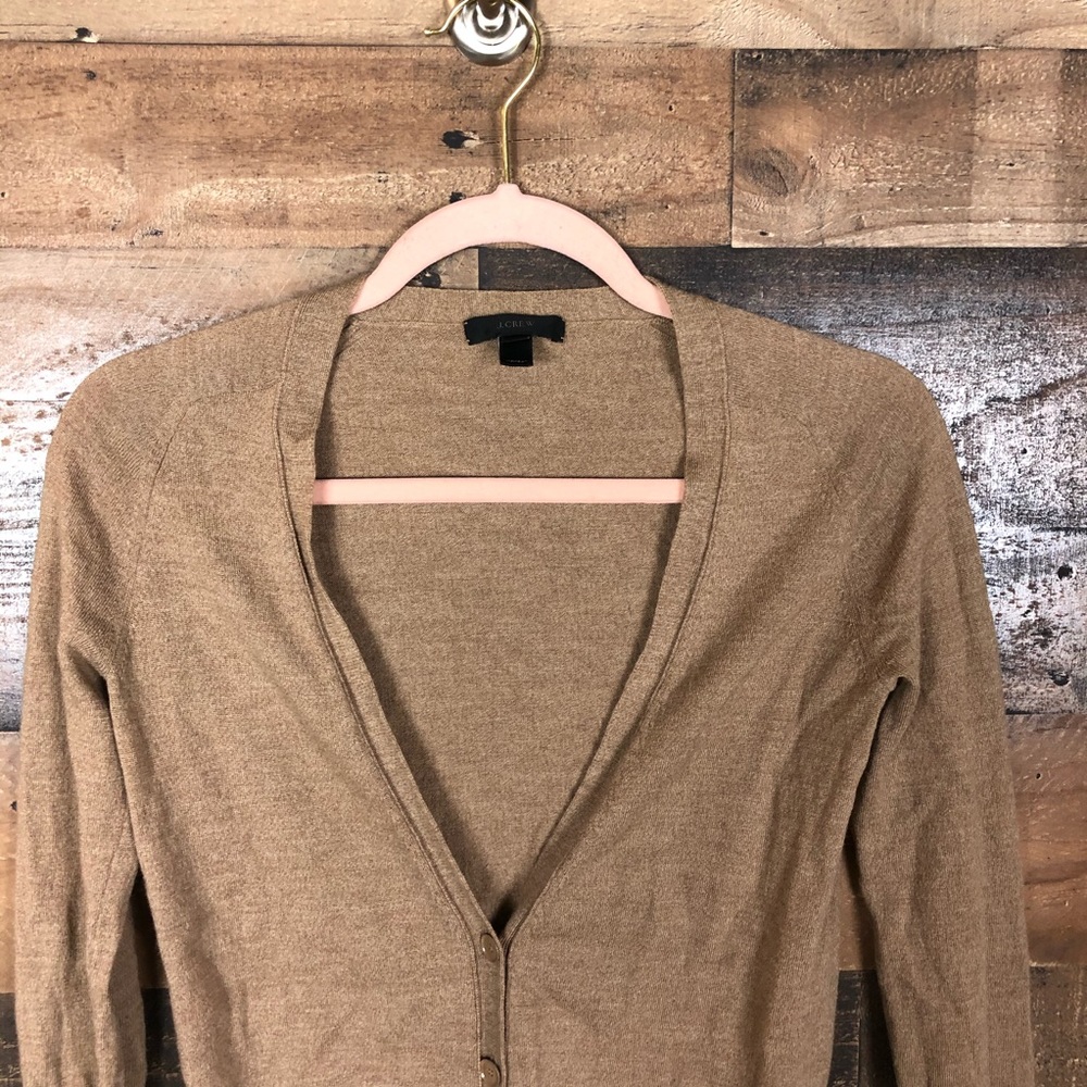 J. Crew button up wool sweater - Picture 2 of 7